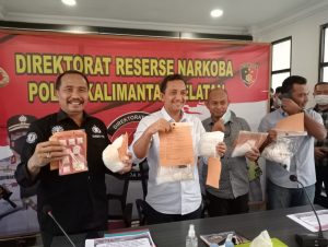 Dit Resnarkoba Polda Kalsel Kembali Gagalkan Peredaran Narkoba Jaringan Kaltim-Kalsel