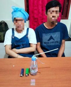 Polisi Ciduk Suami Istri Pemakai Sabu di Satui