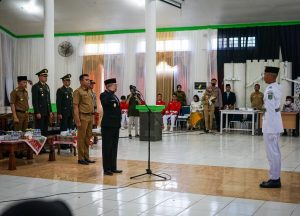 Wabup Muh Rusli Kukuhkan 37 Anggota Paskibra Tanah Bumbu