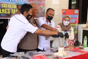 Polres Tanah Laut Tangani 29 Kasus Narkoba Juli – Agustus 2022