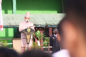 Rayakan Peringatan Hari Kemerdekaan Lapas Banjarmasin Gelar Upacara Dengan Keberagaman Pakaian Adat