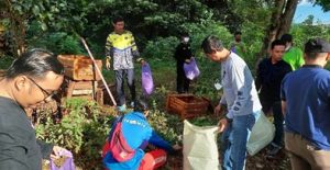 HUT Provinsi Kalsel ke-72 ASN Tanah Bumbu Bersihkan Lingkungan