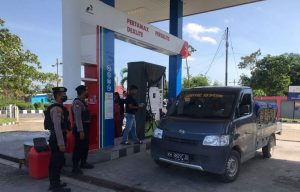 Laksanakan Patroli Stasioner, Sat Samapta Polres Pulpis Imbau Ini