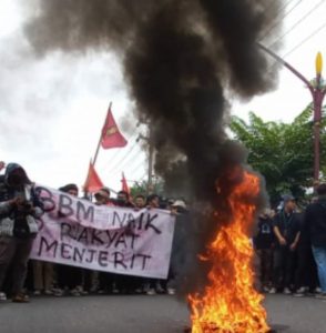 Ini Tuntutan Mahasiswa di Palangka Raya Demo Tolak Kenaikan BBM