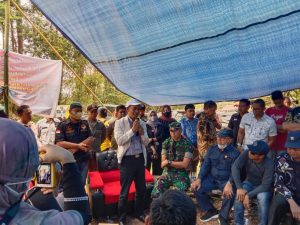 Sekda Tinjau Lokasi Longsor Satui Barat, Pemkab Tanbu Akan Bentuk Tim Independen