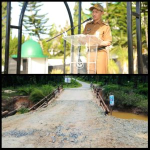 Oprit Jembatan Penghubung ke Desa Makmur Sudah Diperbaiki Pemkab Tanbu