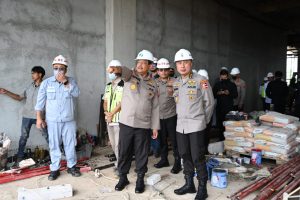 Irwasum Polri Pantau Progres Pembangunan Gedung Baru Mako Polda Kalsel