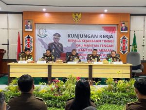 Ini Rangkaian Kunker Kajati Kalteng  dan Supervisi Ketua IAD Wilayah Kalteng di Kejari Pulpis