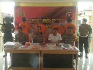 Polres Kapuas Ungkap 5 Kasus Pidana, Salah Satunya Mantan Kades Pada Kasus Korupsi