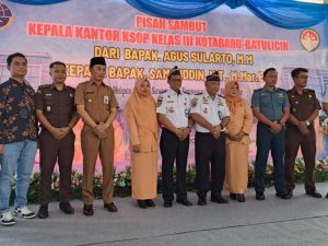 Sekda H. Ambo Sakka Hadiri Pisah Sambut Kepala Kantor KSOP Kelas III Kotabaru – Batulicin