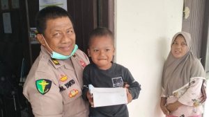 Gizi Buruk, Bocah 7 Tahun Ini Sudah Sehat dan Gemuk Bantuan Dokkes Kapolres Kotabaru