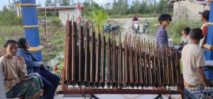 Saksikan, Pergelaran Angklung Cahya Langgeng Sari, Meriahkan HUT TNI ke-77 Tahun 2022
