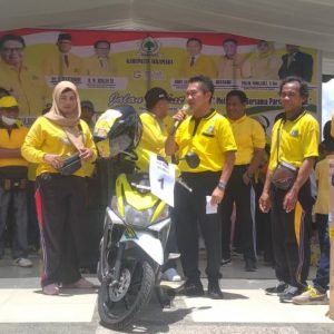 Jalan Sehat Partai Golkar di Sukamara, Motor Kuning Hadiah Utama