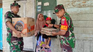 Tekan Angka Stunting, Kodim Tanah Bumbu Salurkan Bantuan Makanan Tambahan