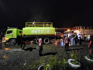 Dua Rumah Warga di Satui Ludes Terbakar