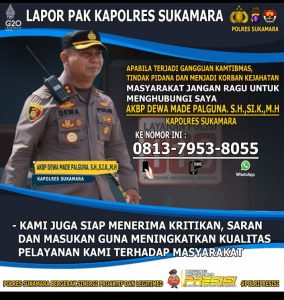 Polres Sukamara Luncurkan Program Lapor Pak Kapolres
