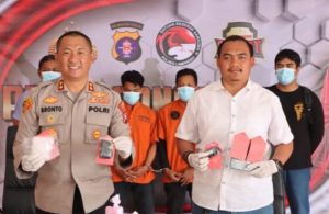 Polres Lamandau Amankan 2 Kurir Sabu Dari Kalbar