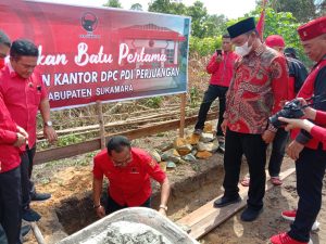 Kantor Sekretariat DPC PDI-P Sukamara Ditargetkan Rampung Januari 2023