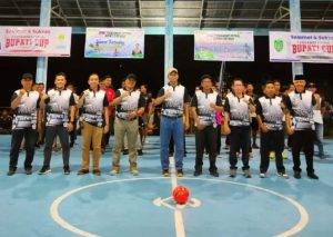 Simak, Ini Kata Kadis Porapar Sukamara Pembukaan Open Turnament Futsal Bupati Cup 2022