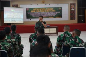 Tingkatkan Aparat Teritorial, Kodim Tanah Bumbu Hadirkan Danramil dan Babinsa