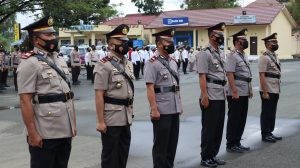 Kasat Samapta dan 3 Kapolsek Lingkup Polres Tanah Bumbu Berganti