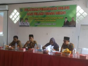 25 Pelaku Usaha di Tanah Bumbu Ikuti Pelatihan Pemasaran Online