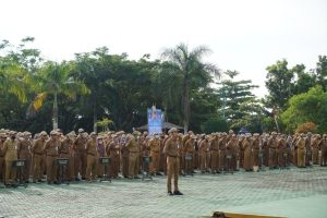 Gaungkan Bela Negara, Pemkab Tanbu Gelar Apel Hari Bela Negara ke-74
