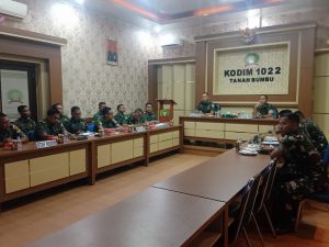 Tim Wasdalprog VI/Mulawarman Kunjungi Kodim Tanah Bumbu, Ini Tujuannya