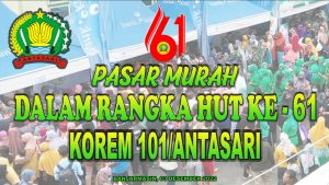 Gratis!!! Ayo Ikuti dan Hadiri Lomba Masyarakat Gembira Dalam rangka HUT ke-61 Korem 101/Antasari