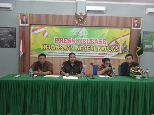 Peringati Hakordia, Kejari Kapuas Gelar Pers Rilis Capaian Kinerja 2022