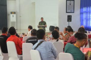 Silaturahmi Dengan Insan Pers, Danrem Antasari: Wartawan Ujung Tombak Informasi