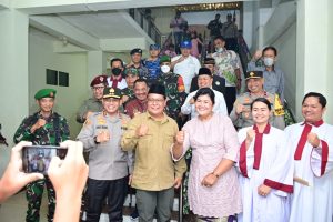 Pastikan Natal Aman dan Lancar, Kapolda Kalsel Tinjau Gereja di Banjarmasin