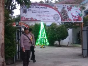 Polres Sukamara Amankan Perayaan Malam Natal