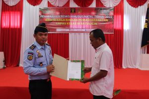 Satu Narapidana Lapas Batulicin Dapat Remisi Natal