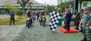 Dandim Tanah Bumbu Pimpin Pelepasan Bantuan 100 Warga Kurang Mampu