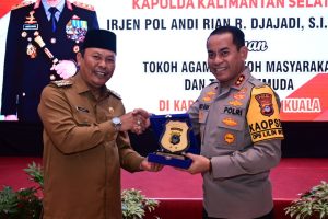 Kunker ke Batola, Kapolda Kalsel Tatap Muka dengan Forkopimda, Toga, Tomas, dan Toda