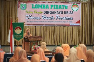 Tingkatkan Public Speaking, DWP Tanah Bumbu Gelar Lomba Pidato