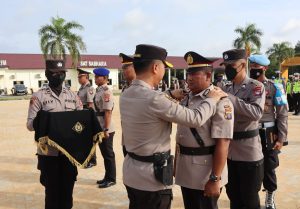 Kasat Reskrim dan Kasat Polair Polres Pulang Pisau Resmi Berganti