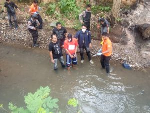 Satreskrim Polres Kotabaru Gelar Rekonstruksi Kasus Pembunuhan samping GOR Bamega Kotabaru
