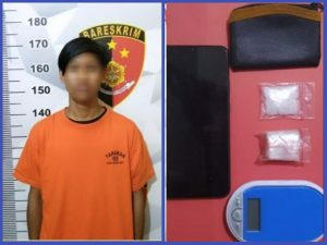 Diduga Pengedar Sabu, Remaja Desa Bersujud Ditangkap Polisi