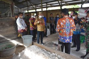 Ben Brahim Tinjau Tempat Produksi Pakan Ikan