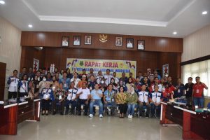 Sekda Kapuas Buka Raker KONI Kabupaten Kapuas