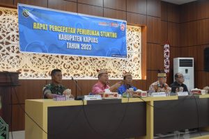Pemkab Kapuas Gelar Rapat Evaluasi Percepatan Penurunan Stunting