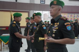 Danrem Brigjen TNI Bayu Permana Pimpin Sertijab Pejabat Utama Korem Panju Panjung