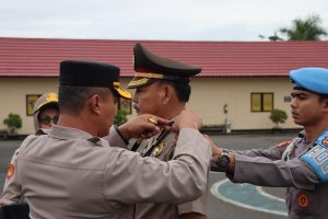 Kapolres Batola Pimpin Apel Kenaikan Pangkat Pengabdian