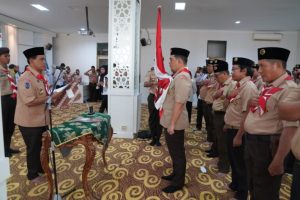 PAW Kwarcab Gerakan Pramuka Tanah Bumbu Dilantik Abah Zairullah