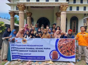 PT.Arutmin Indonesia Tambang Kintap Gelar Pelatihan Membuat Sambal Rebon