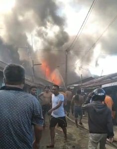 Si Jago Merah Mengamuk di Permukiman Padat Penduduk Kota Banjarmasin