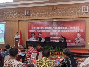 Pemrov Kalteng Gelar Rekonsiliasi Mandiri DBH-DR Tahun 2022