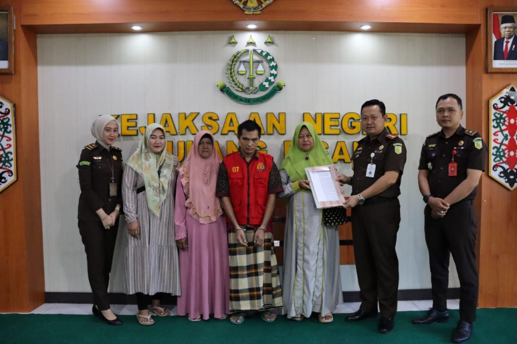 Panggilan Hati Nurani, Kejari Pulang Pisau Lakukan RJ Tindak Pidana Penganiayaan